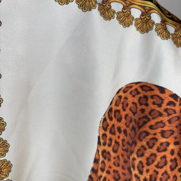 Versace Tiger Print Silk Shirt - Picture 8 of 9